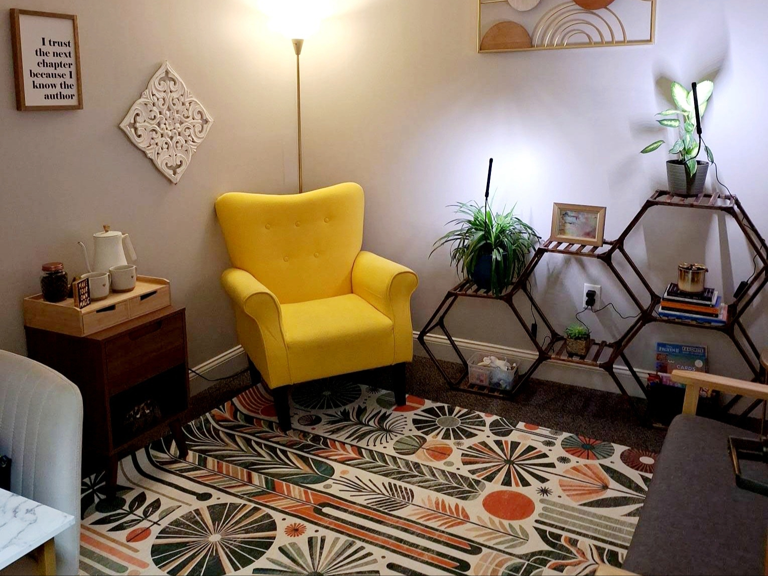 Therapy office interior